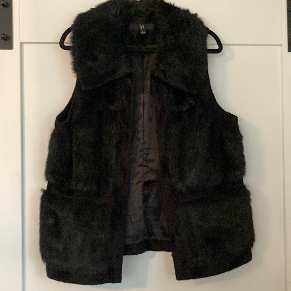 Rachel Zoe fur vest